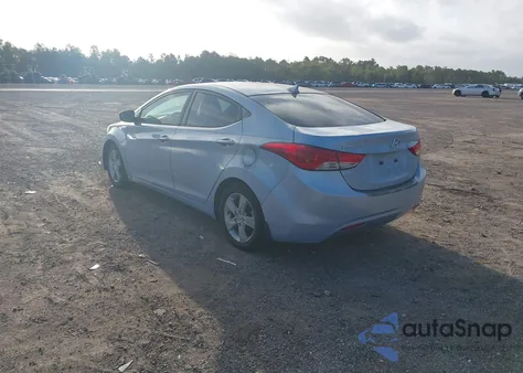 2013 Hyundai Elantra Gls из США, поврежденный, VIN KMHDH4AE7DU522789